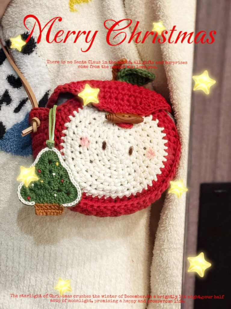 Apple Crossbody Bag - Crochet Handicraft (Including Tutorial) 2 dsl1 8